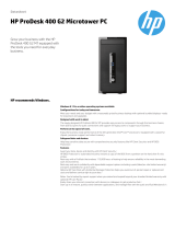 HP ProDesk 400 G2 Datasheet