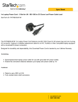 StarTech.com PXTNB3SUK1M Datasheet