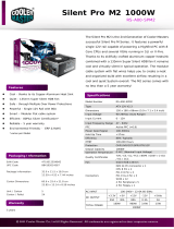 Cooler Master Silent Pro M2 1000W Datasheet