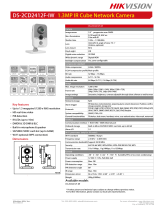 Hikvision Digital Technology DS-2CD2412F-IW Datasheet