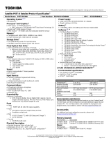 Toshiba PSPNVU-02000W Datasheet