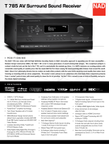 NAD T785 Datasheet