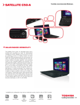 Toshiba C50-A-1JU Datasheet