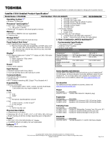 Toshiba PSCLUU-02G075 Datasheet