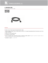 Kramer Electronics C-USB3/MICROAB-15 Datasheet