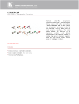 Kramer Electronics CC-BNC-25 Datasheet