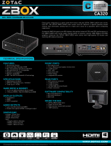 Zotac ZBOX-CA320NANO Datasheet