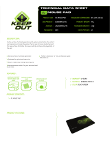 KeepOut R1 MOUSE PAD Datasheet