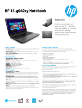 HP 15-g031cy Datasheet
