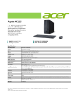 Acer DT.SVNEQ.006 Datasheet