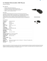 V7 MV3030-USB-3EB Datasheet
