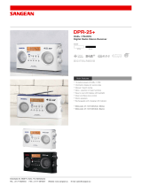 Sangean DPR-25+ Datasheet