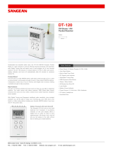 Sangean DT-120 Datasheet