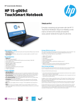 HP 15-g068cl TouchSmart Datasheet