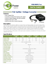 Tycon Systems POE-MSPLT-USB Datasheet