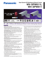 Panasonic WV-SPW611 Datasheet