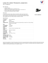 V7 VPL-ET-LAE900-2E Datasheet