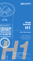 Zoom Handy REcorder H1 Owner's manual