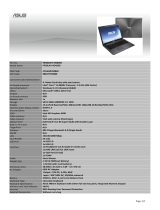 Asus 90NB02F8-M08000 Datasheet