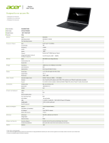 Acer NX.MQSET.006 Datasheet