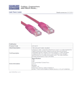 Cables Direct ERT-601P Datasheet