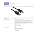 Cables Direct USB3-801 Datasheet