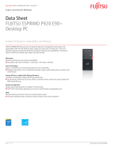 Fujitsu VFY:P0920PXPB1DE/SP1 Datasheet