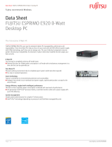 Fujitsu VFY:E0920P25S1DE/SP1 Datasheet
