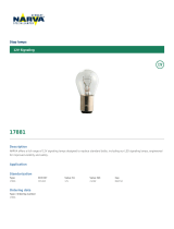 Narva 17881 Datasheet