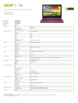 Acer NX.MRRED.002 Datasheet