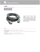 Kramer Electronics C-GM/GF-15 Datasheet