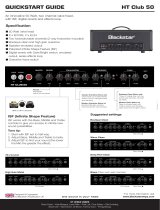 Blackstar Amplification HT-CLUB 50 HEAD Datasheet