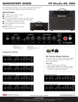 Blackstar Amplification HT Studio 20 Combo Datasheet