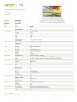 Acer V3-572G-75CA Datasheet