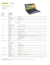 Acer NX.MRHET.028 Datasheet