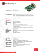 Raspberry Pi 832-6274 Datasheet
