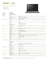 Acer NX.V7VET.064 Datasheet