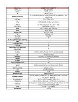 Asus X550EA-MS1-H-GRY-TP Datasheet