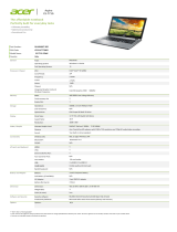 Acer NX.MNWET.005 Datasheet