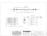 Legrand Modular patch cord, Cat 5e, four-pair, AWG stranded, PVC, length 10', black, OR-SPC5E10-00 Datasheet