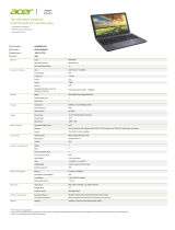 Acer NX.ML8ET.016 Datasheet