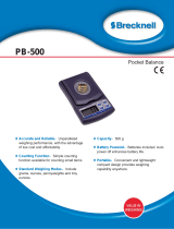 Brecknell PB500 Datasheet