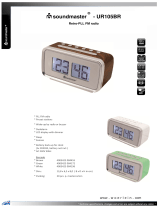 Soundmaster UR105BR Datasheet