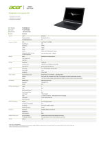 Acer VN7-791G-57MQ Datasheet
