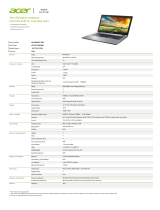 Acer NX.MNWET.008 Datasheet