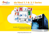 XYZprinting DA VINCI 1.1 PLUS Datasheet