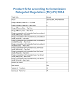 Zanussi ZCG43210BA Datasheet