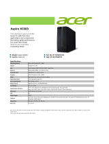 Acer DT.SUMEQ.011 Datasheet