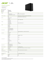 Acer DT.SXLET.017 Datasheet