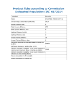 Electrolux 942 122 772 Datasheet